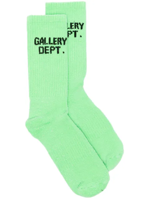 GALLERY DEPT. Clean logo intarsia-knit socks
