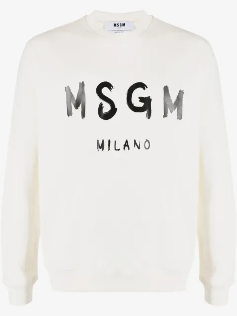 MSGM logo-print sweater