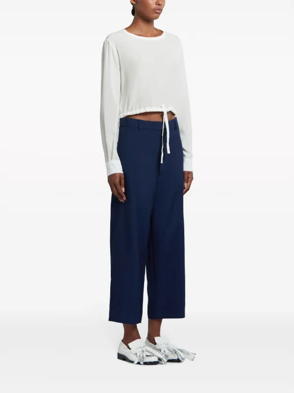 MARNIのシルクブラウスです。 MARNIマルニ]変形ストライプシルクブラウス半袖40 - メルカリ