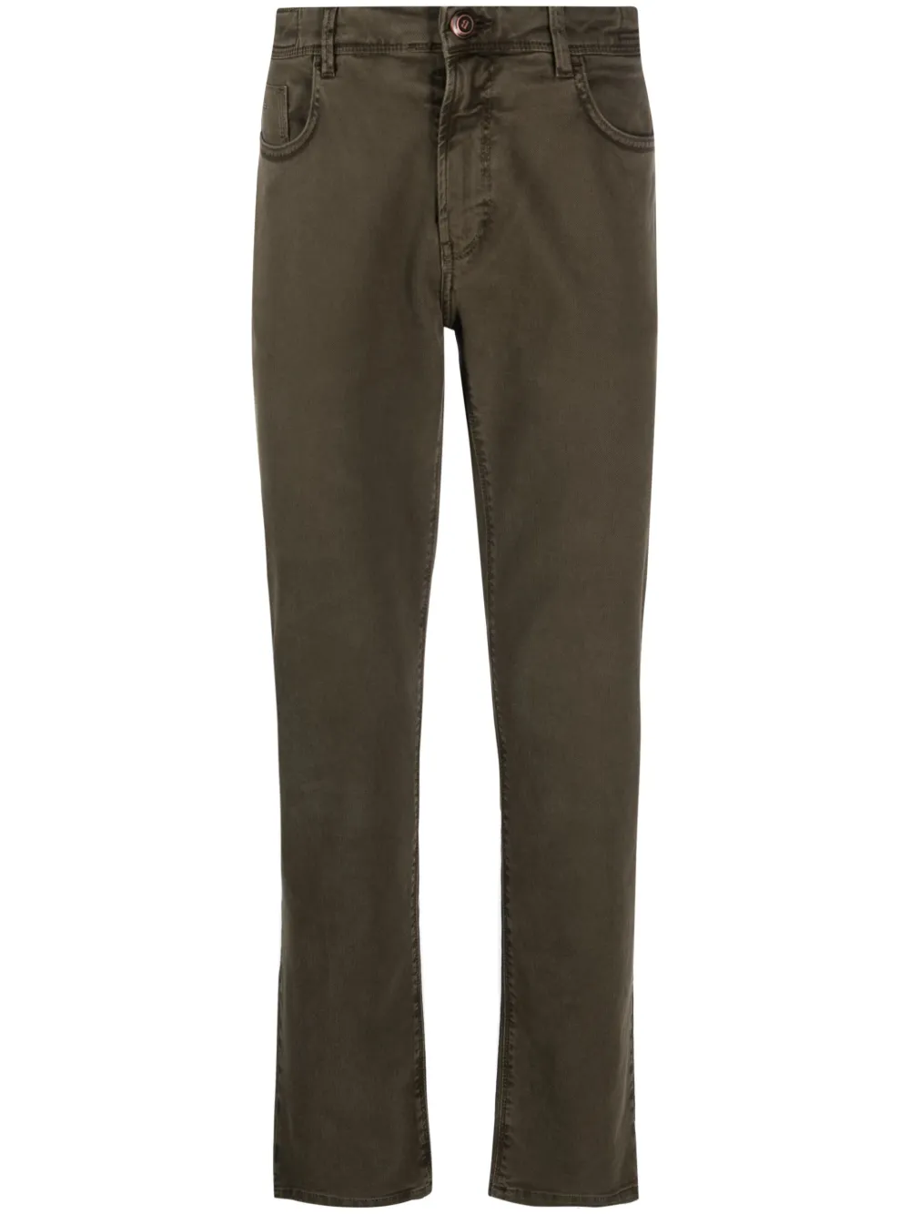 Boggi Milano Straight jeans Groen