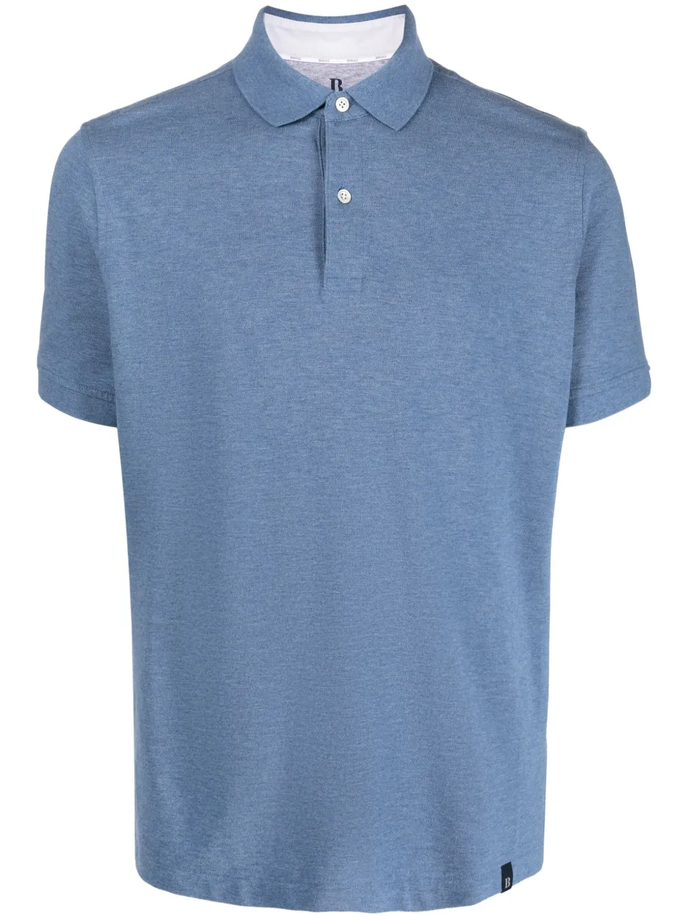 Boggi Milano Katoenen poloshirt Blauw