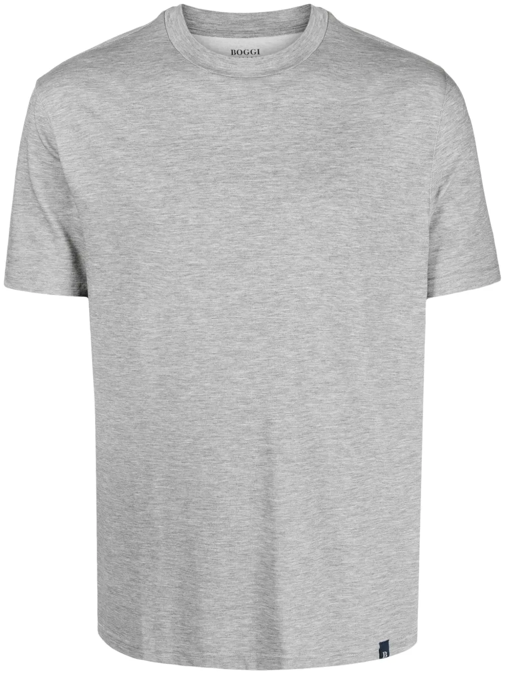 Boggi Milano T-shirt met ronde hals Grijs
