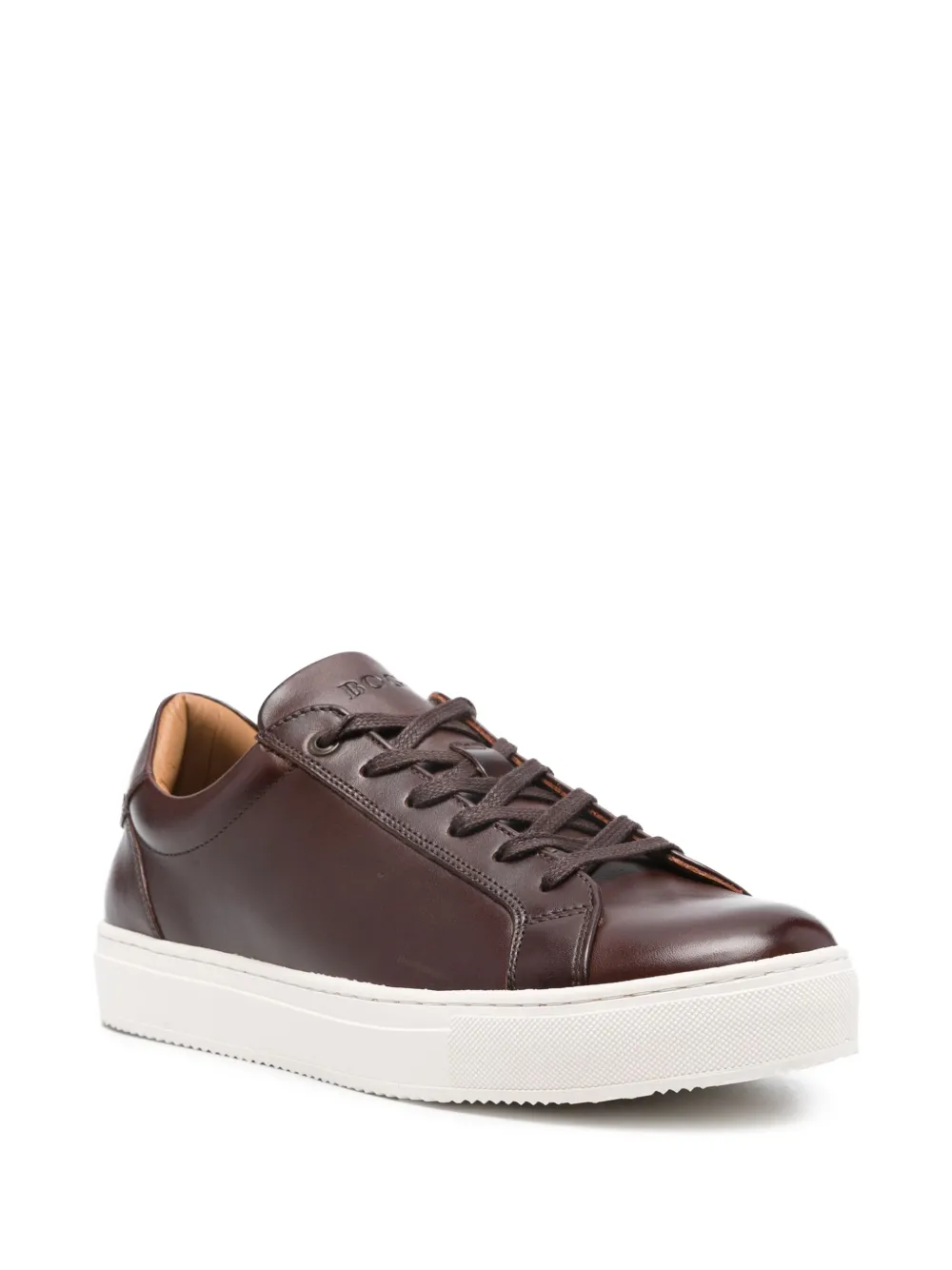 Boggi Milano Sneakers met vlakken - Bruin