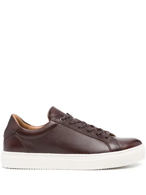Boggi Milano panelled leather sneakers