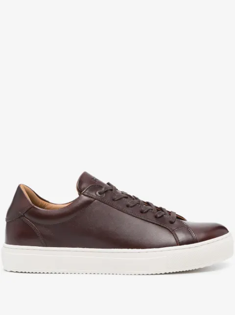 Boggi Milano panelled leather sneakers