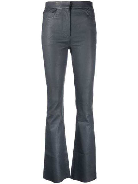 REMAIN flared-design high-waist trousers 