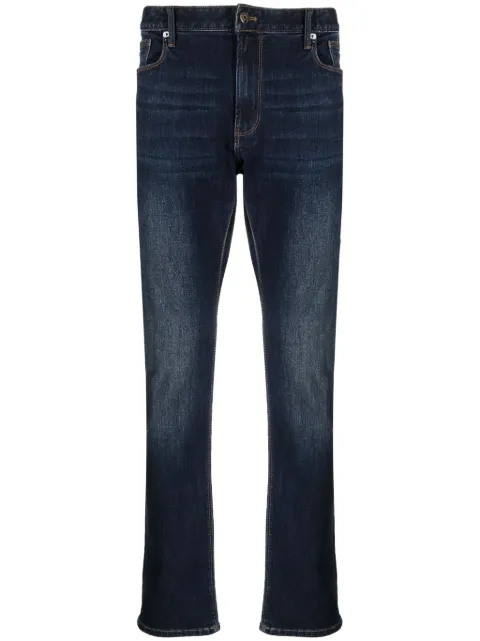 Emporio Armani Jeans dritti con placca logo