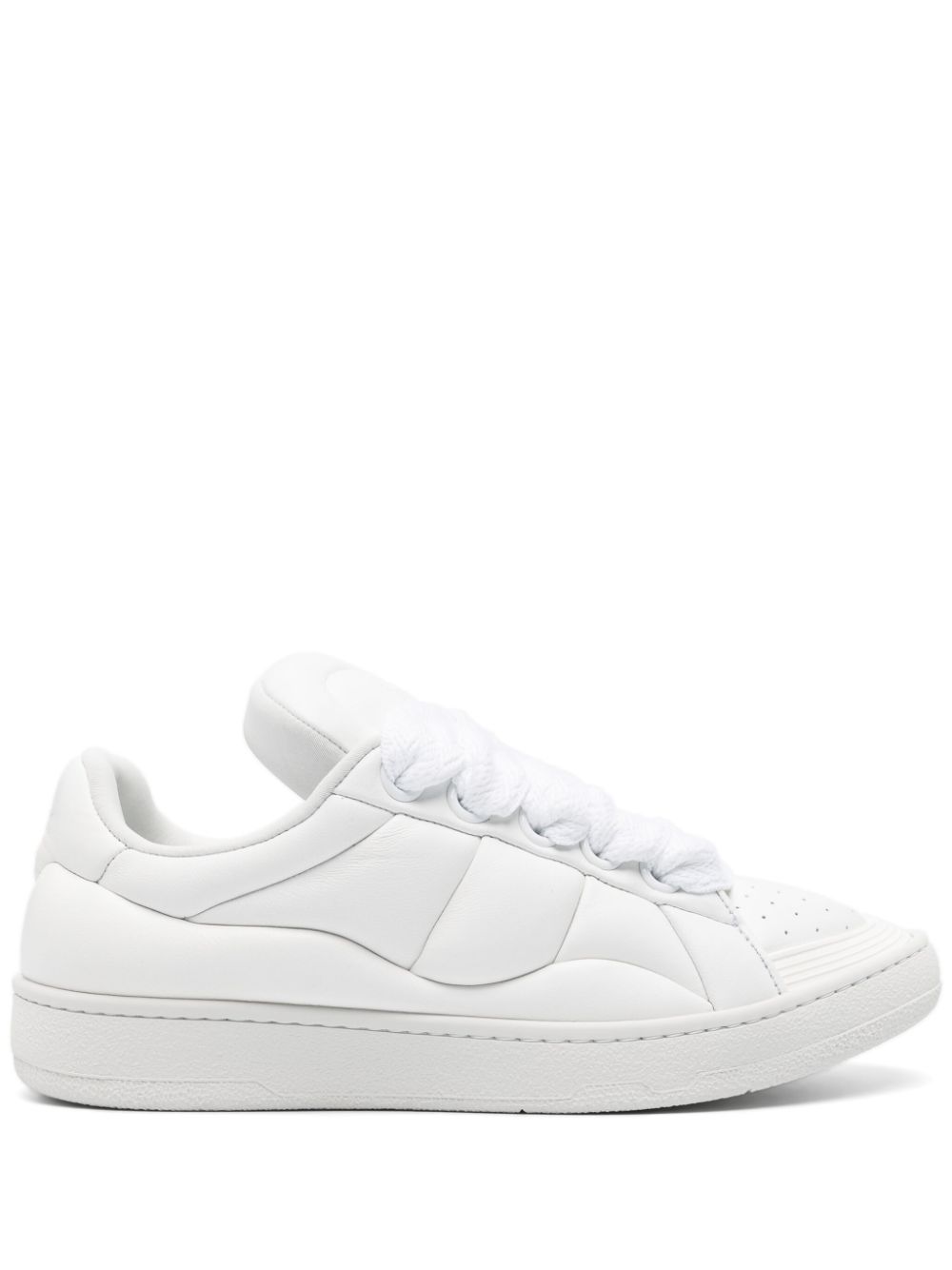 LANVIN CURB XL LEATHER SNEAKERS