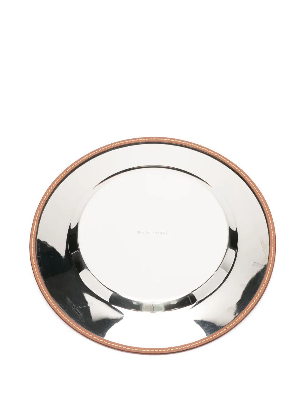 Polo Ralph Lauren Wyatt Leather Plate In Brown