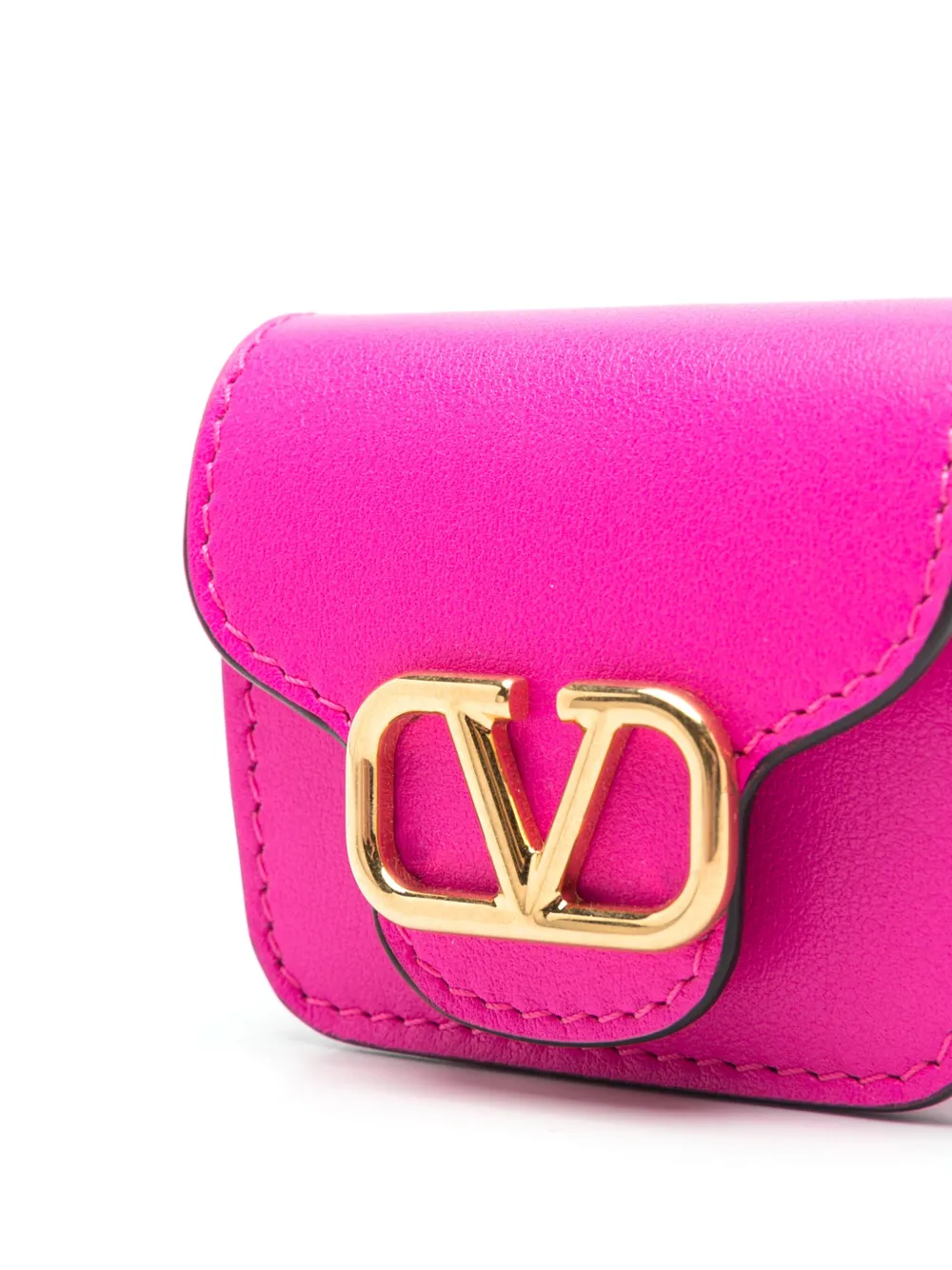 Valentino Garavani AirPods hoesje met logoplakkaat Roze