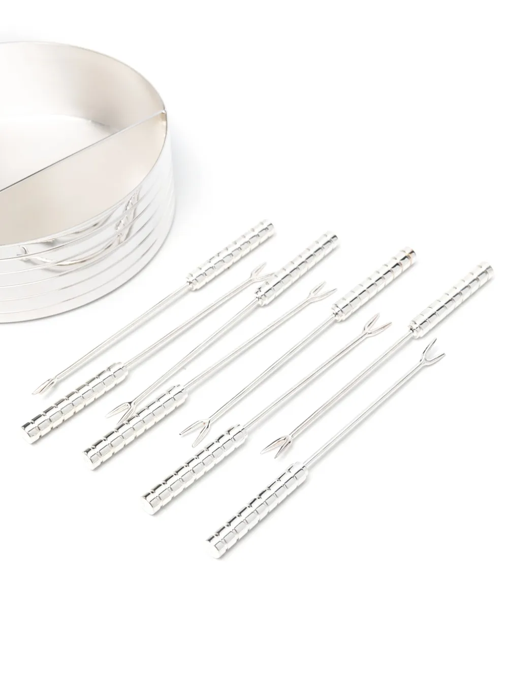 Polo Ralph Lauren Montgomery Olive Tray Set In Silver
