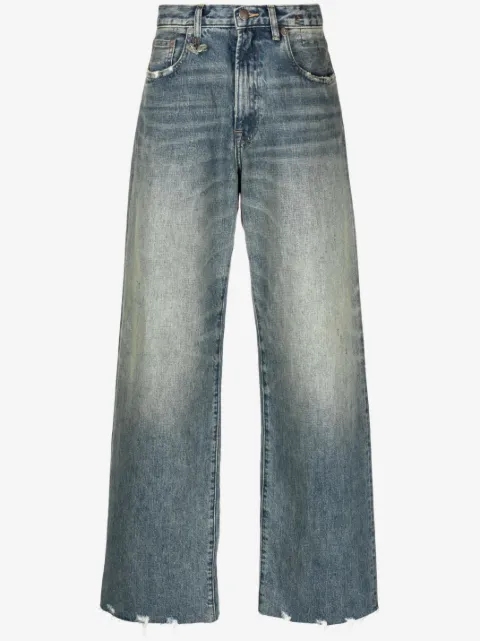 R13 D'arcy high-rise wide-leg jeans
