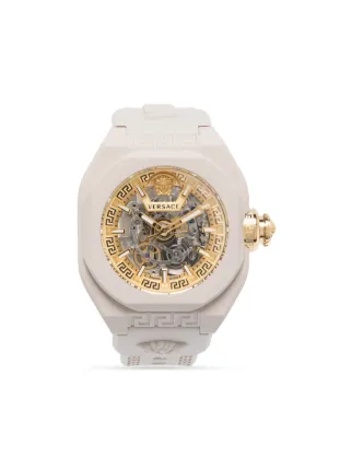 Versace V-Legend Skeleton 42mm | Gold | FARFETCH AO