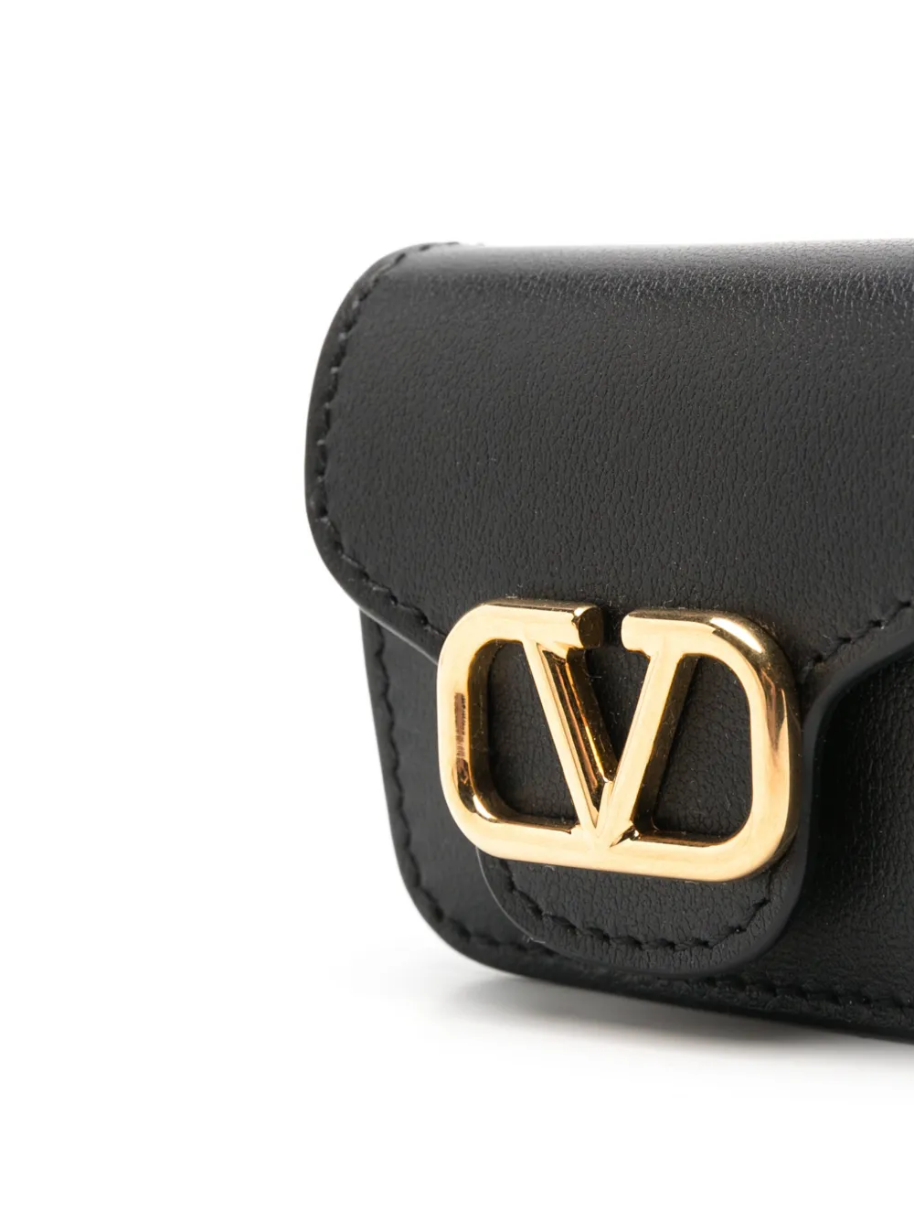 Valentino Garavani AirPods hoesje met logoplakkaat Zwart