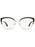 Swarovski Eyewear 5402 butterfly-frame glasses - Black