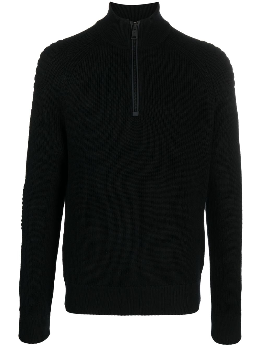 Ralph Lauren High-neck Wool Jumper In Black