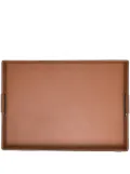 Ralph Lauren Home large Wyatt leather tray - Brown