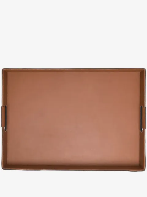 Ralph Lauren Home large Wyatt leather tray