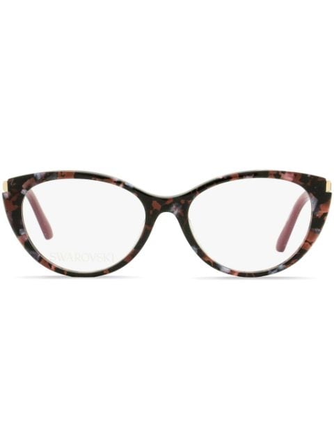 Swarovski 5413 glitter-detail cat-eye-frame glasses