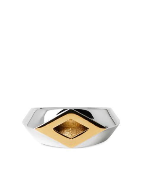 Burberry hollow signet ring