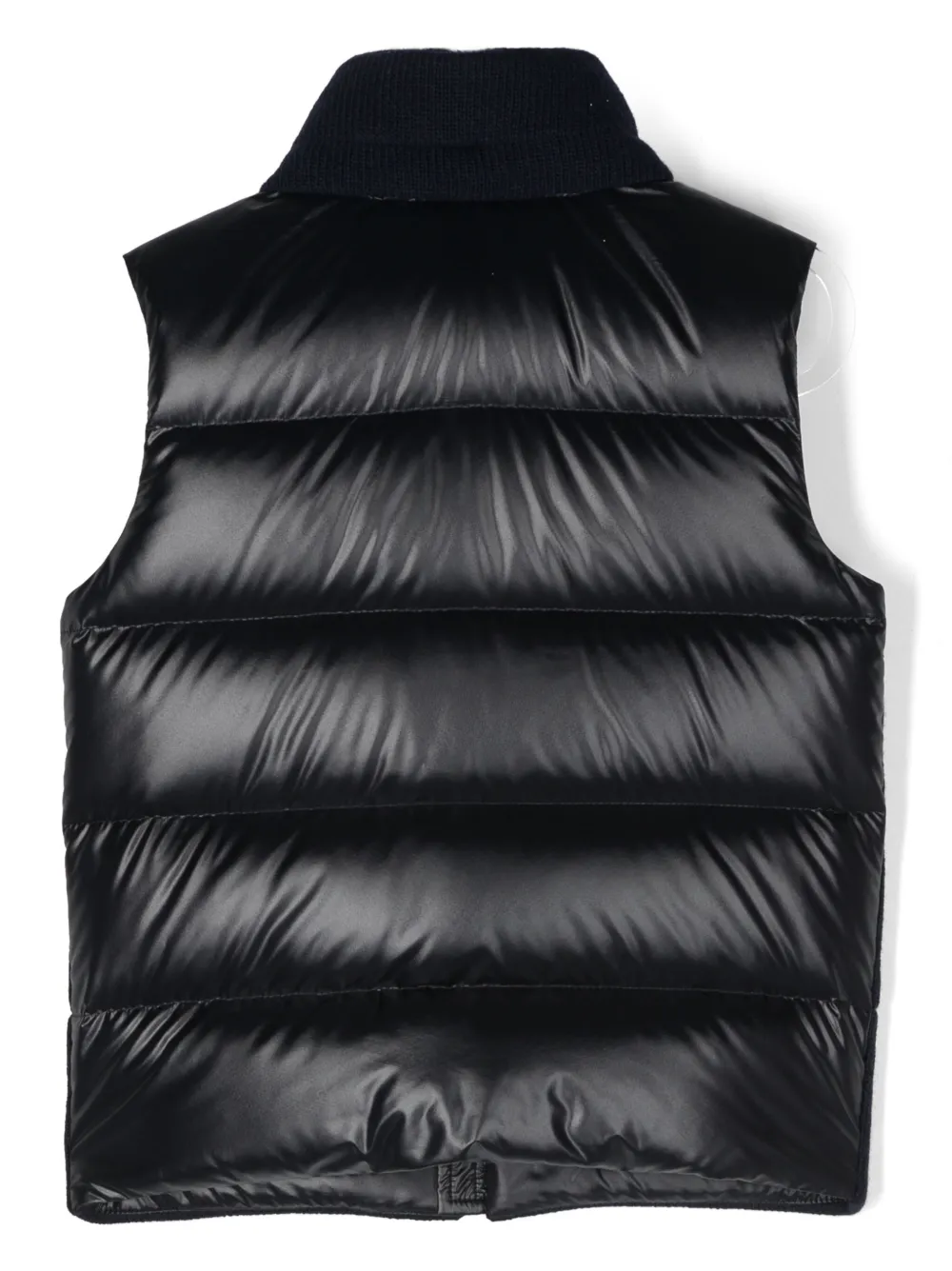 Moncler Enfant Ribfluwelen gilet - Blauw