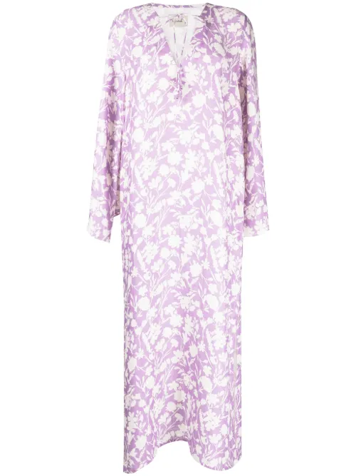 Caftan Arielle à fleurs - Bambah - Modalova