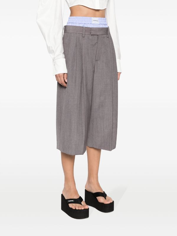 Alexander Wang double-waist Cropped Trousers - Farfetch