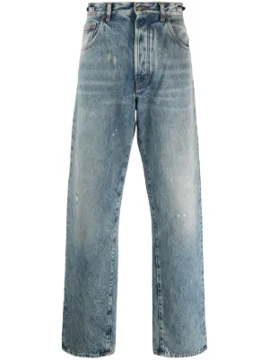 Helmut Lang ペイント ジーンズ | ブルー | FARFETCH JP