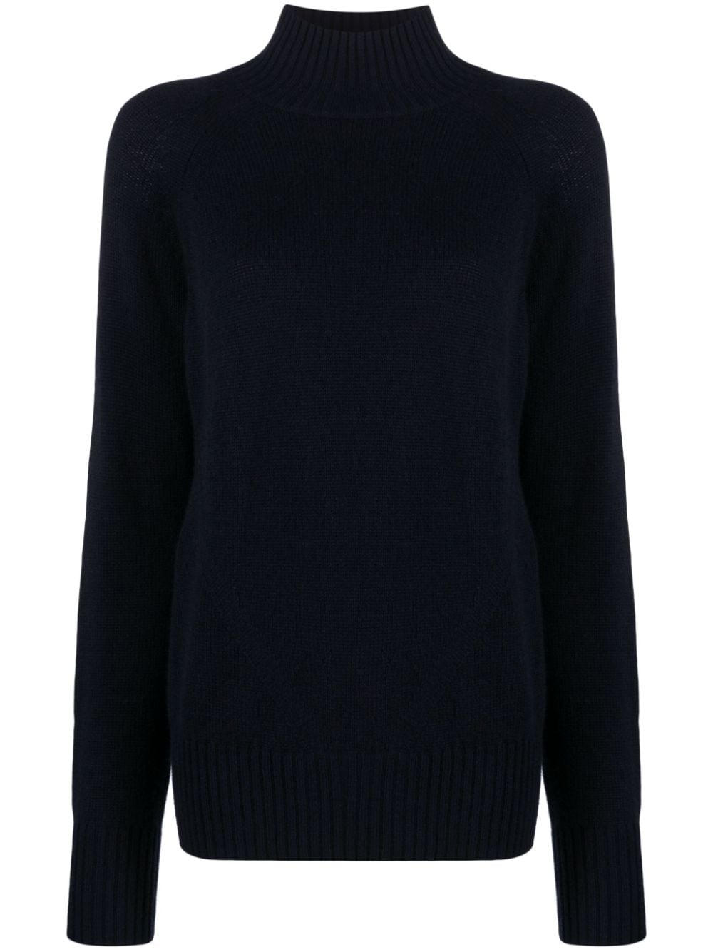 Shop Allude Roll-neck Cashmere Jumper In Blue