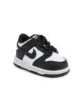 Nike Kids Dunk Low Panda lace-up sneakers - White