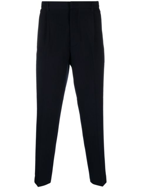 Emporio Armani pressed-crease skinny trousers Men