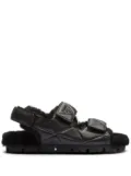 Prada logo-strap chunky sandals - Black