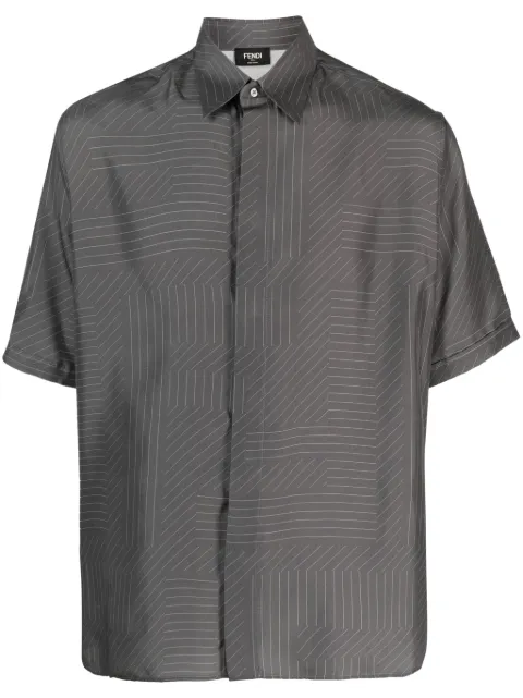 FENDI short-sleeve silk shirt