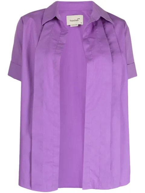 Bambah camisa manga corta