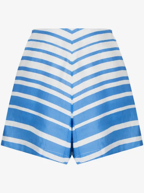 Bambah Sicily striped linen shorts