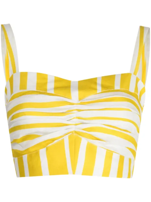 Haut bustier Sicily en lin à rayures - Bambah - Modalova