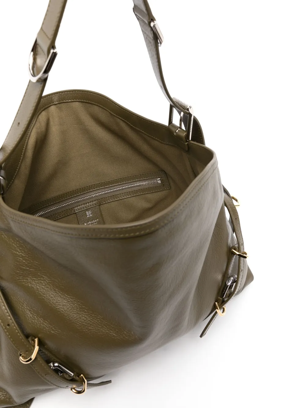 Voyou leather shoulder bag