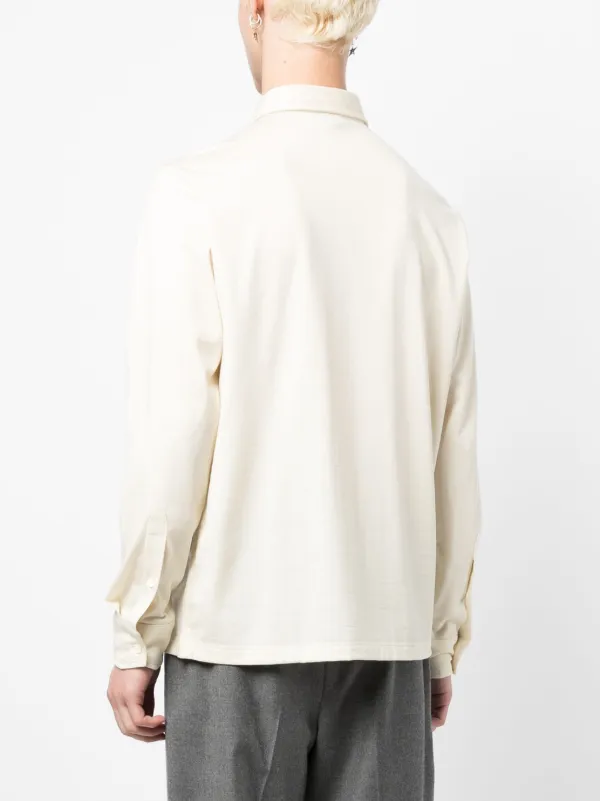 Brioni long outlet sleeve polo