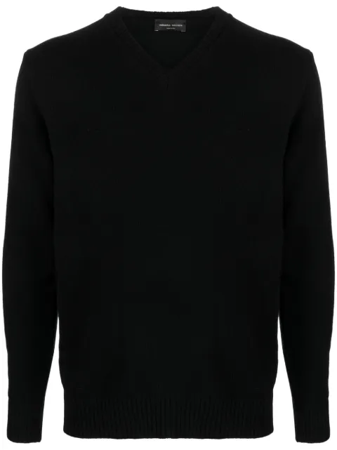 Roberto Collina V-neck merino wool jumper