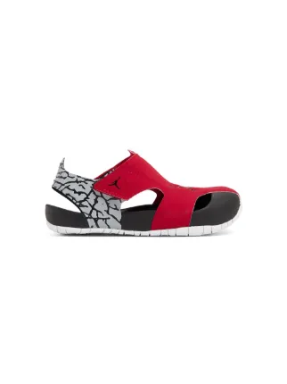 Nike Kids Jordan Flare cut out Sandals Red FARFETCH