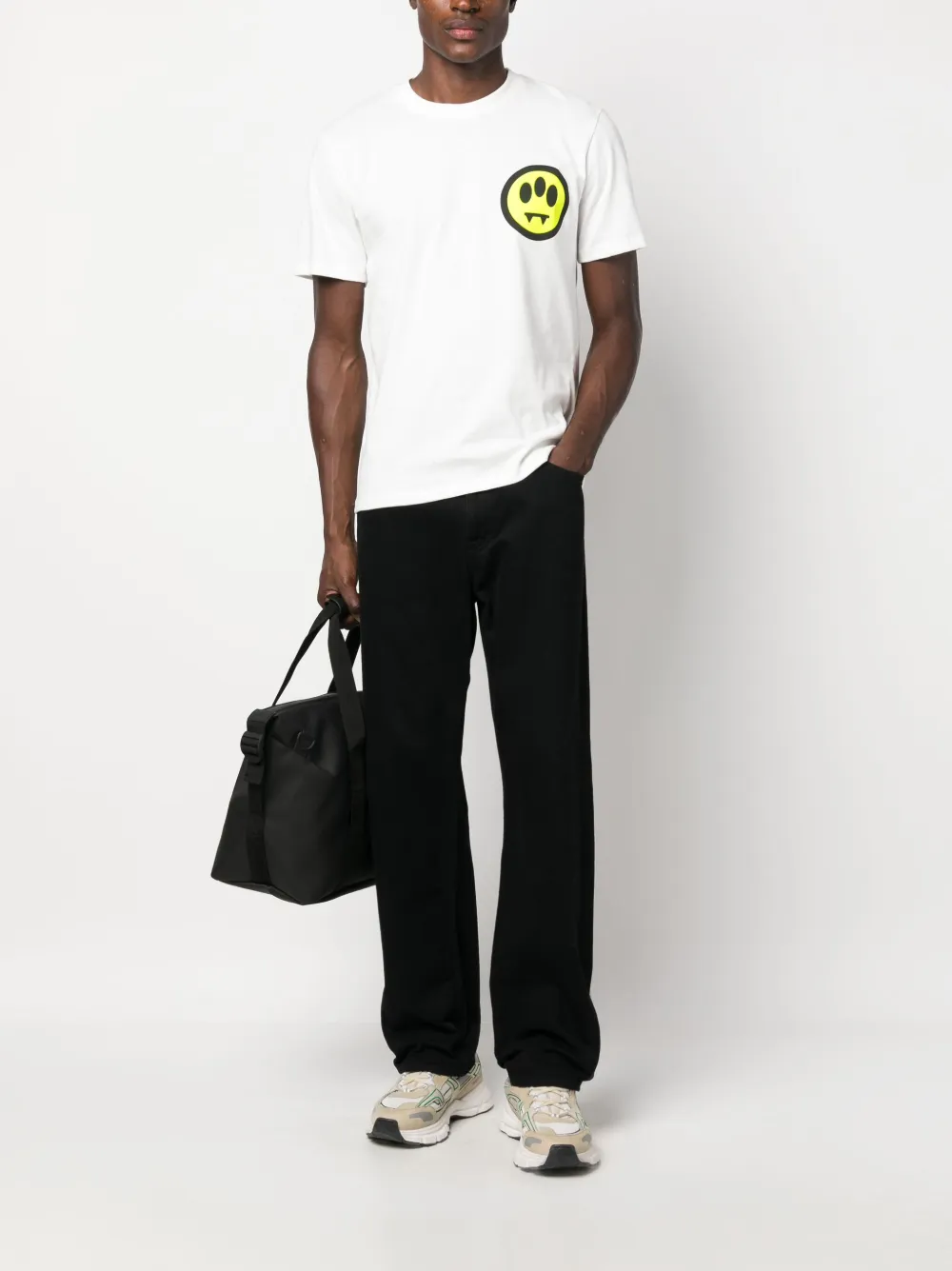 BARROW logo-print cotton T-shirt - Wit