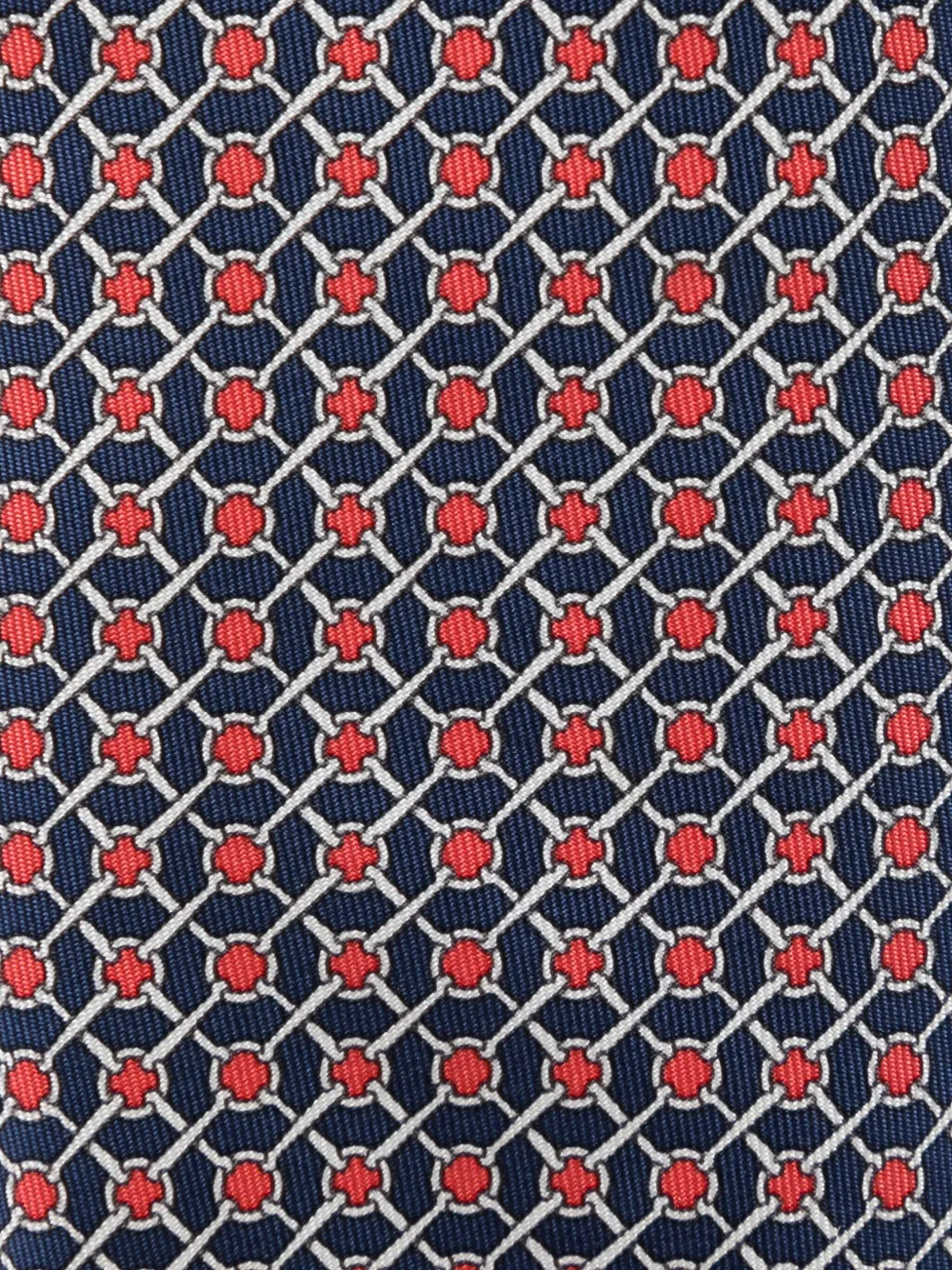 Hermès 2000s pre-owned stropdas met print - Blauw