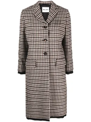 【正規品】miumiu チェスターコート チェック MIU MIU（チェスターコート）のフリマアイテム一覧