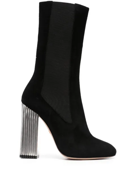 Giambattista Valli 115mm ridged-heel suede boots