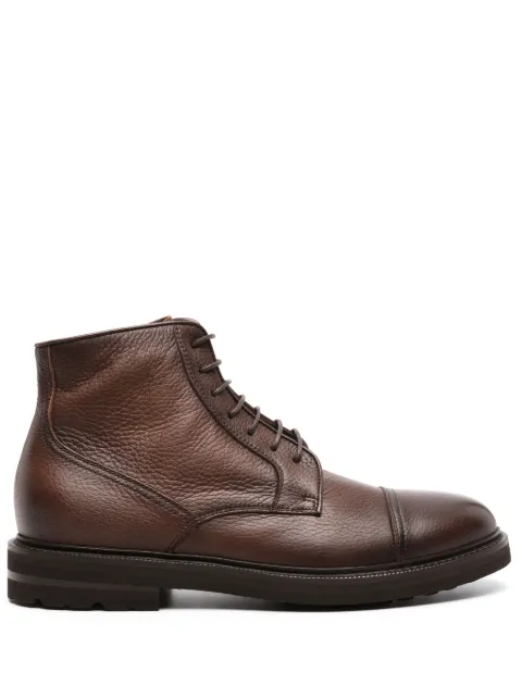 Henderson Baracco  lace-up leather ankle boots