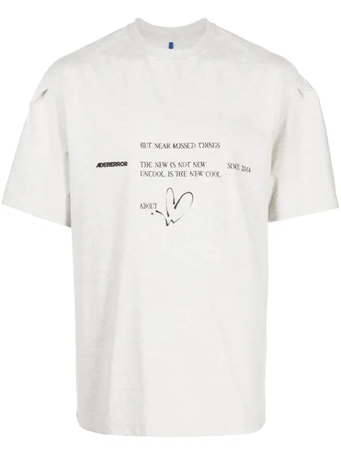 Ader Error Artwork logo-print stretch-cotton T-shirt