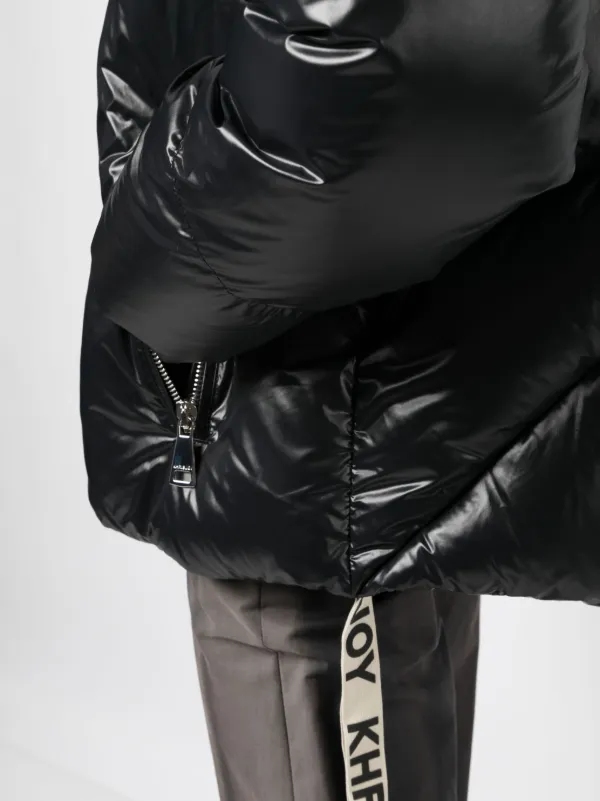 Khrisjoy ロゴテープ フーデッドジャケット | ブラック | FARFETCH JP