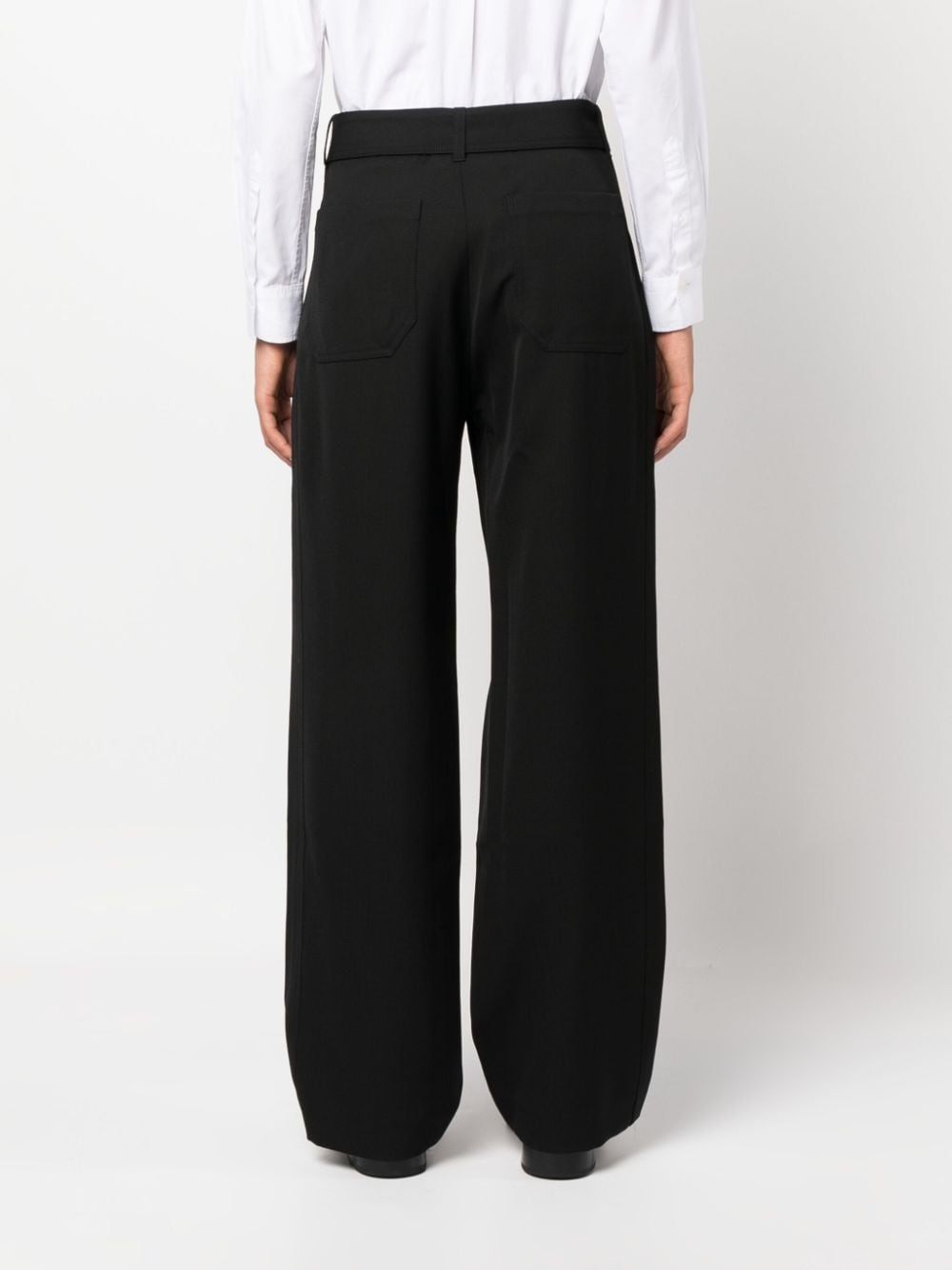 Cheap Marni virgin wool wide-leg trousers Men