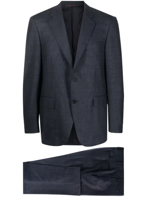 Canali costume en laine stretch à simple boutonnage