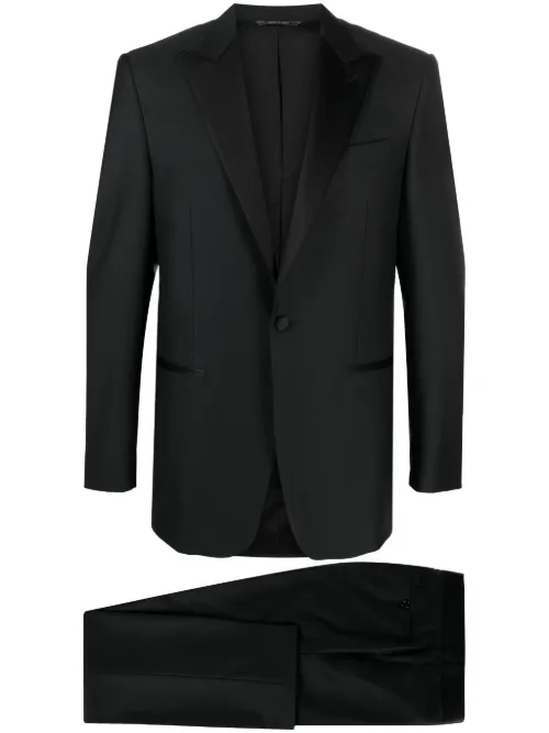 Costume à veste à simple boutonnage - Canali - Modalova